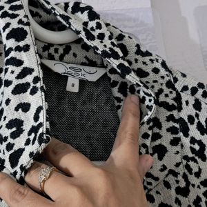 Women Animal Printed Jacket