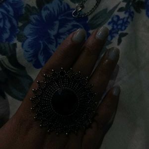 Oxidized Neck Piece Nd Ring