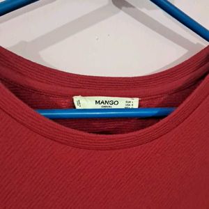 Red Dress - Mango