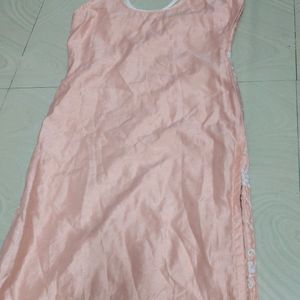 Light Pink Straight Kurta