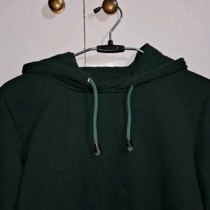 Dark Green Hooded Sweatshirt