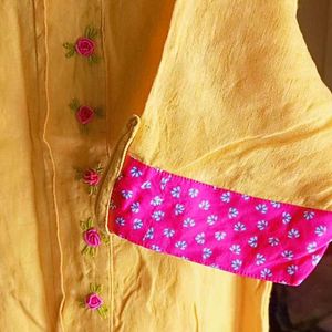 Kurta Haldi Colour