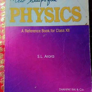 New Simplified Physics Vol-1 Refrence Book Class12