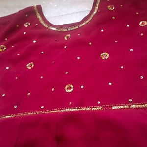 Georgeous Maroon Anarkali