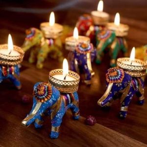 Elephant Tlight Holder