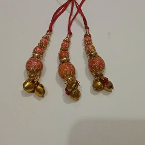 Women Raakhi / Lumbas with Ghungroo (Set of 3)