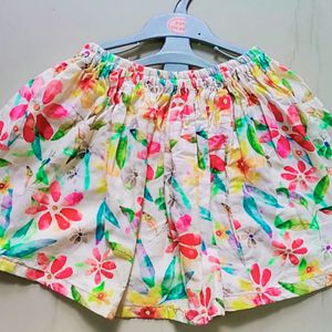 Girls Skirt Three Piece Combo Set