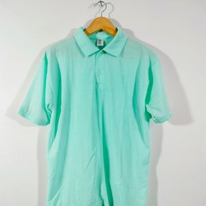 Cyan Casual T Shirt (Men's)