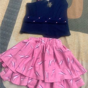 Baby Skirt And Top