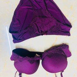 Bridal Lingerie Set/ Padded Push Up Bra Panty Set