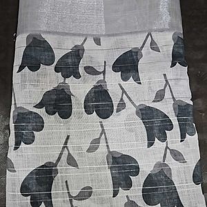 Linen Cotton Floral Pattern