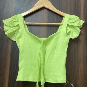 Fluorescent Green Crop To