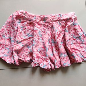 Super Flared Shorts Looks Like A Skirt