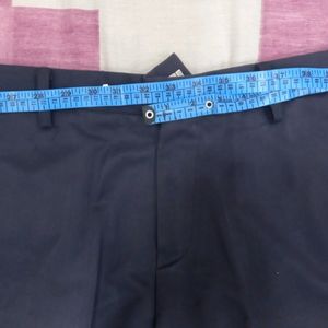 Dark Blue Formal Cotton Pant