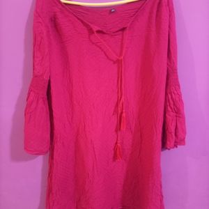 Rose Pink Casual Tunic (Women's)