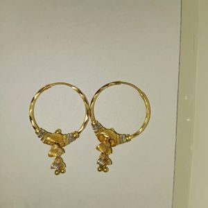 Gold Silver Earrings