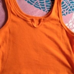 Orange Tank Top