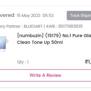 Numbuzn Pure Glass Clean Tone Up