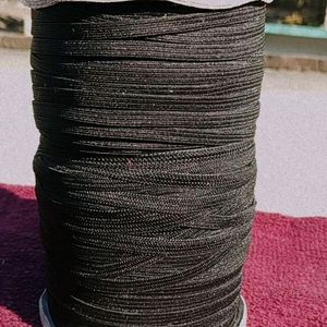 Black Knitted Elastic Roll 200 Meter