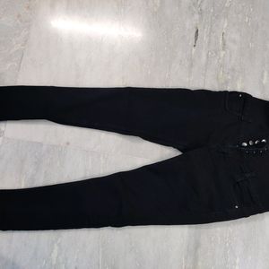 Black High Waist Jeans