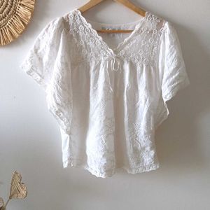 Forever New Boho Lace Top