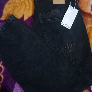 Charcoal Mom Fit Jeans With Free 🎁