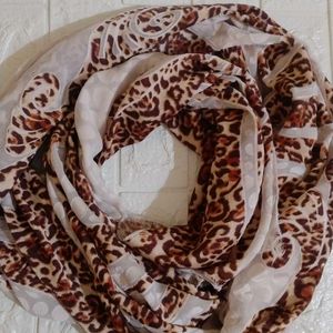 Leopard Print Chiffon Hijaab/Scarf