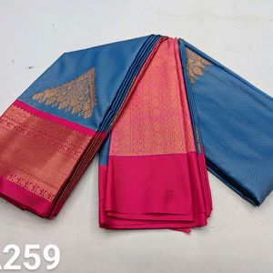 New Soft Powerloom Pattu Saree