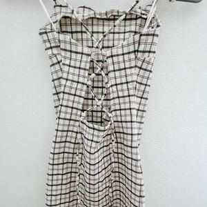 Garage Plaid Dress