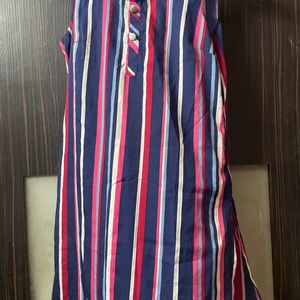 Beautiful Multicolor Striped Kurti