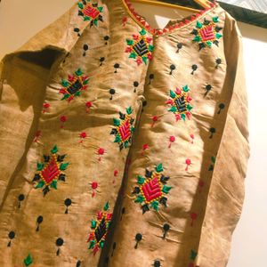 Embroidery Cotton Kurti