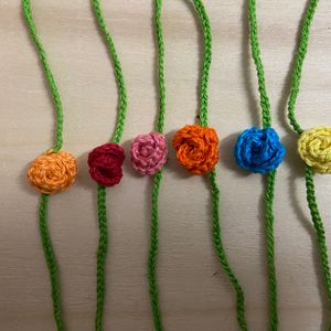 Simple crochet Rakhi