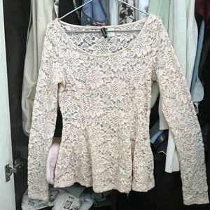 Cottagecore Pink Blouse Medium - Dividend H&M