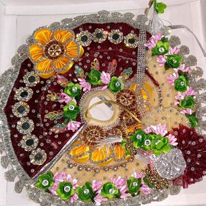 Heavy Fancy Poshak For Laddu Gopal Ji