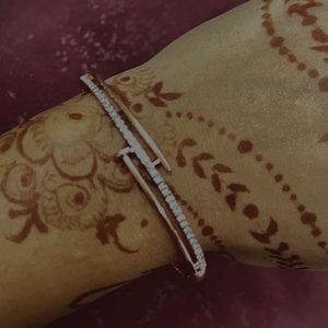 Rose Gold Bracelet With Beautiful Design