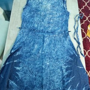 Denim One Piece Dress