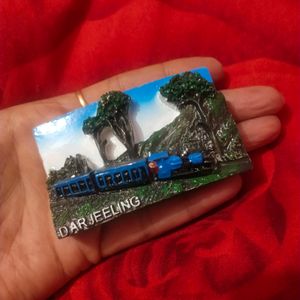 Beautiful Darjeeling Toy Train Fridge Magnet