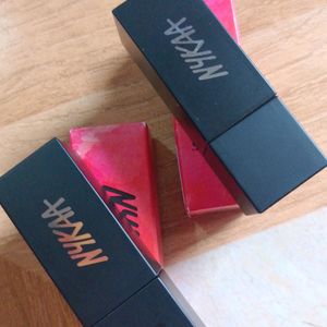 Set Of 2 Nykaa Lipsticks 🥰♥️💅