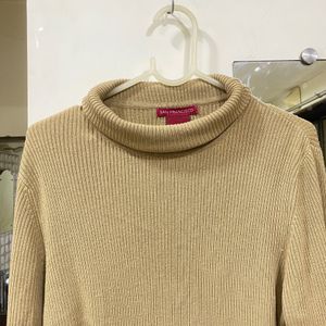 turtle neck long sleeve top