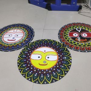 Lord Jagannath, Subhadra And Balaram