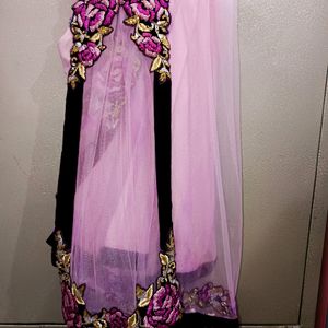 Draped Saree With Blouses And Petticoat