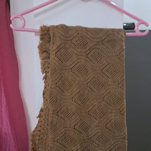 Knitted Winter Shawl