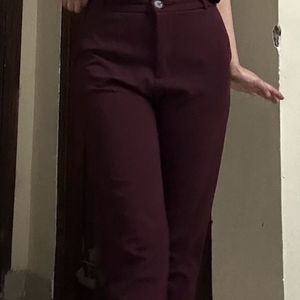 Maroon Pants