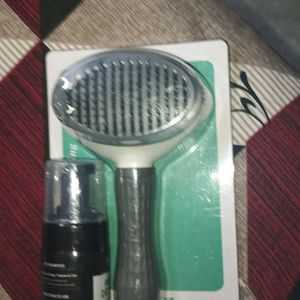 Pet Brush And Shampoo Combo