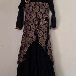 Black Gown For Girls {10 to 14 Yrs}