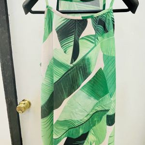 Price Drop ✅ | XL Green tropical dress 👗