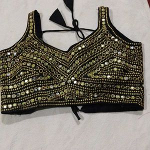 Designer Mirror Work Blouse