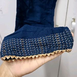 Blue Kurta Pant Dupatta