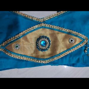 Beautiful Saree Embroidery Work Sare With Blouse