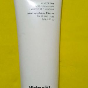 Minimalist Sunscreen Spf 50